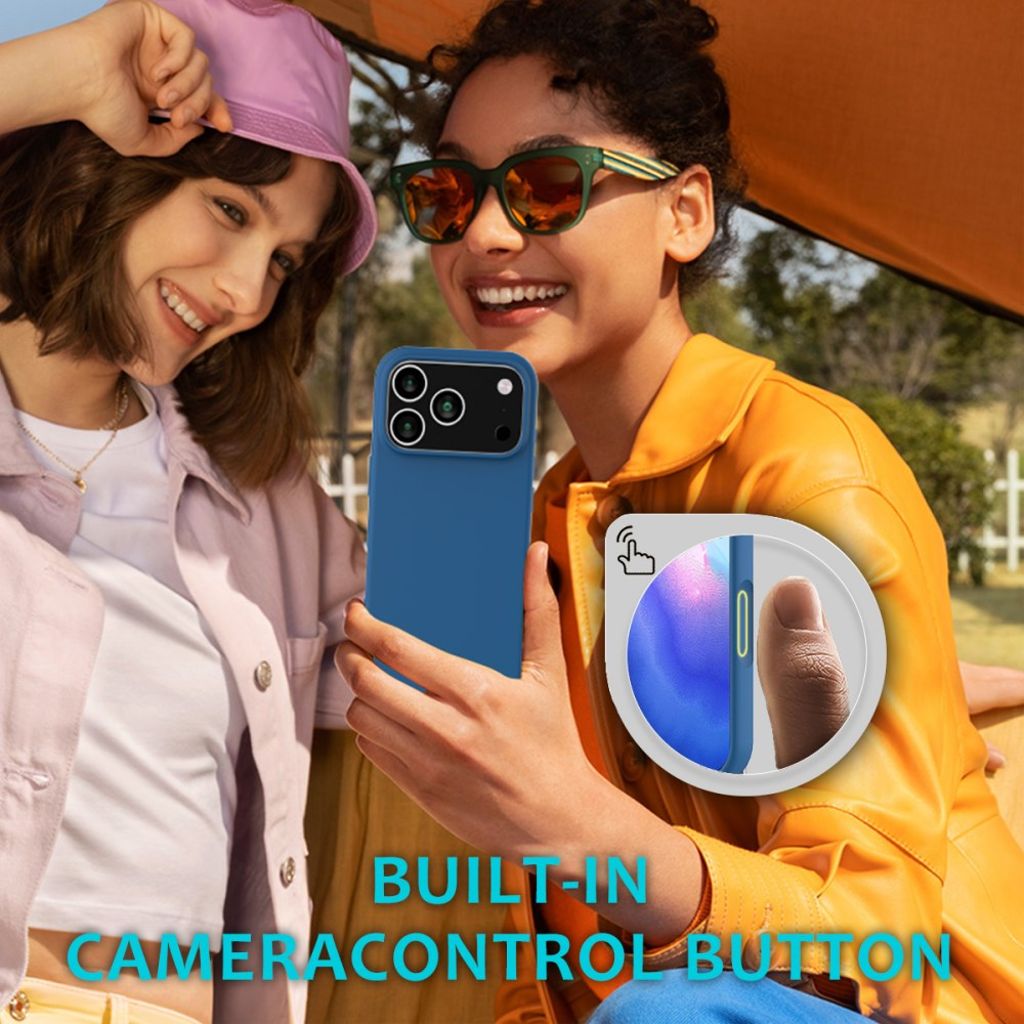 iPhone 17 Pro Max Silicone Phone Case - Blue