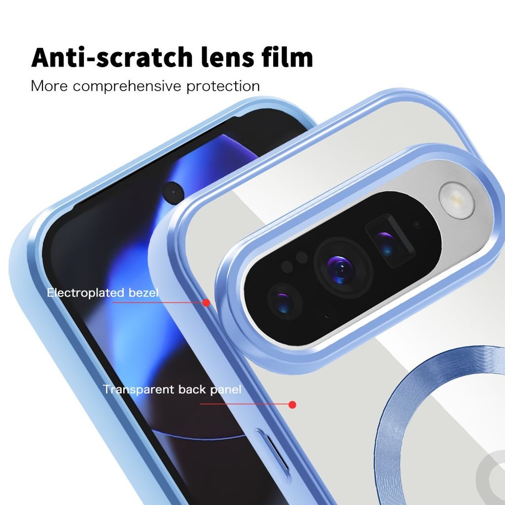 Google Pixel 10 / 10 Pro Case with Wallet - Blue