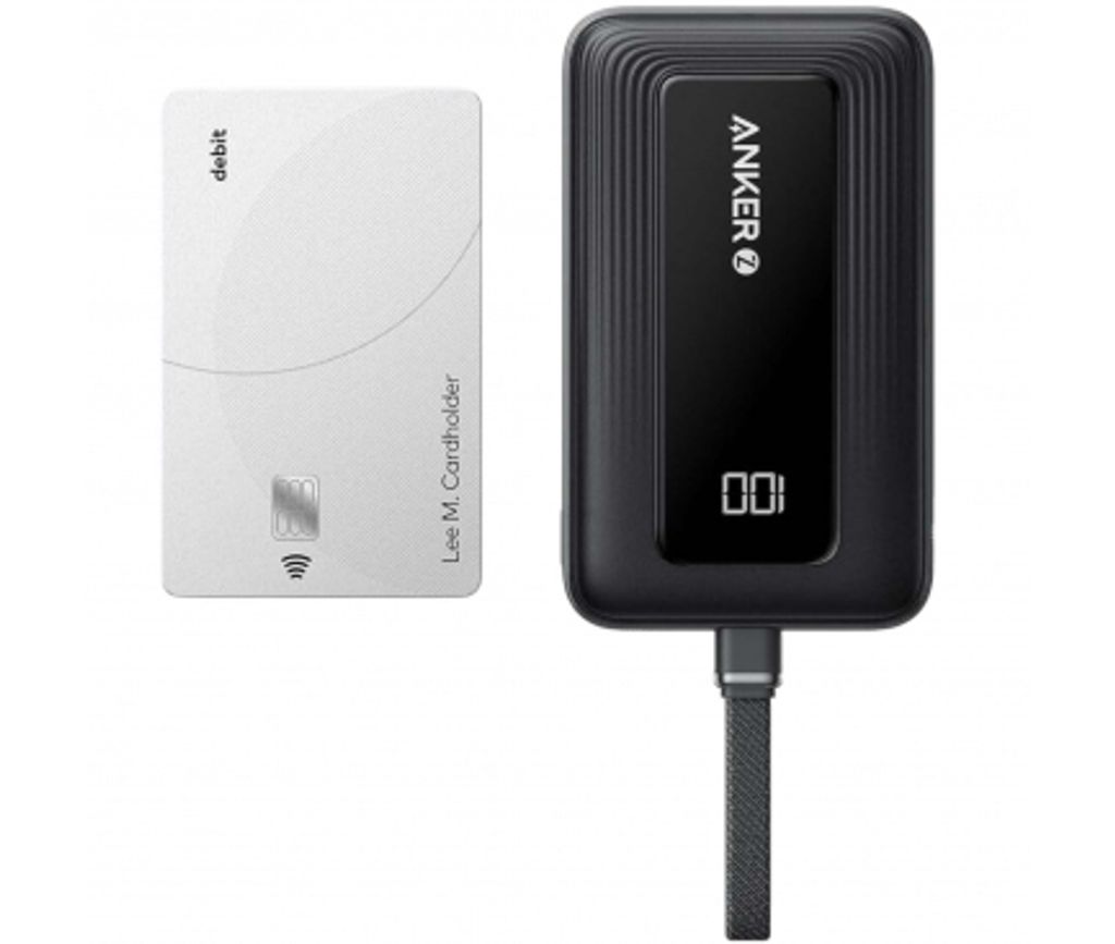 Anker Zolo Powerbank 10000mAh 30W QC+PD med USB-C-kabel – Svart