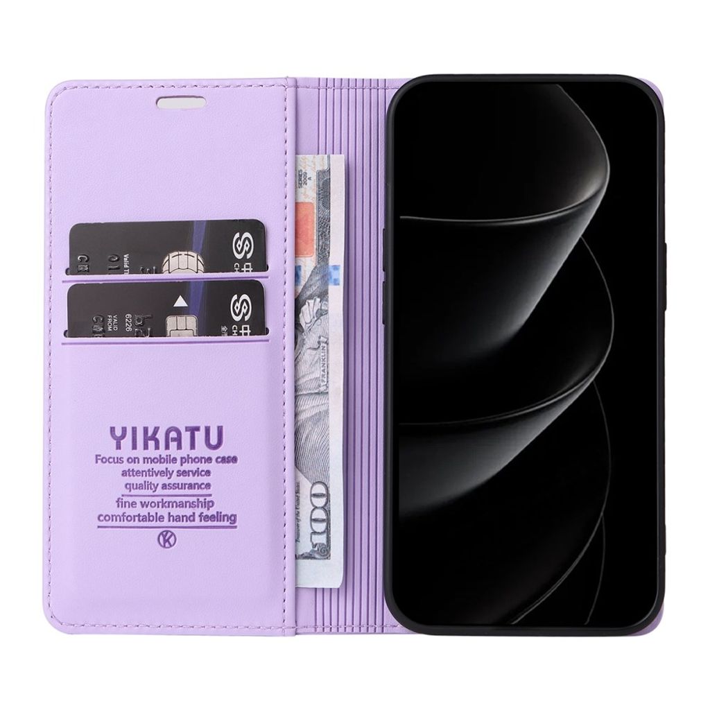 YIKATU iPhone 17 Pro Max Wallet cover - Purple