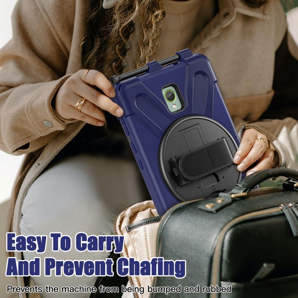 Samsung Galaxy Tab Active5/Active 3 Case Kickstand - Navy Blue