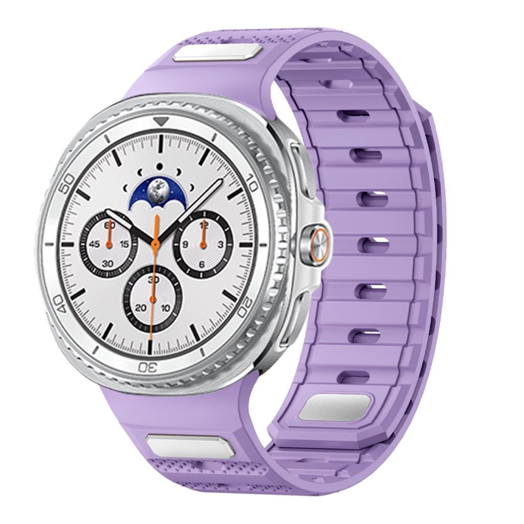 Samsung Galaxy Watch9/9 Classic/8/8 Classic Magnetisk silikon klokkerem - Lilla