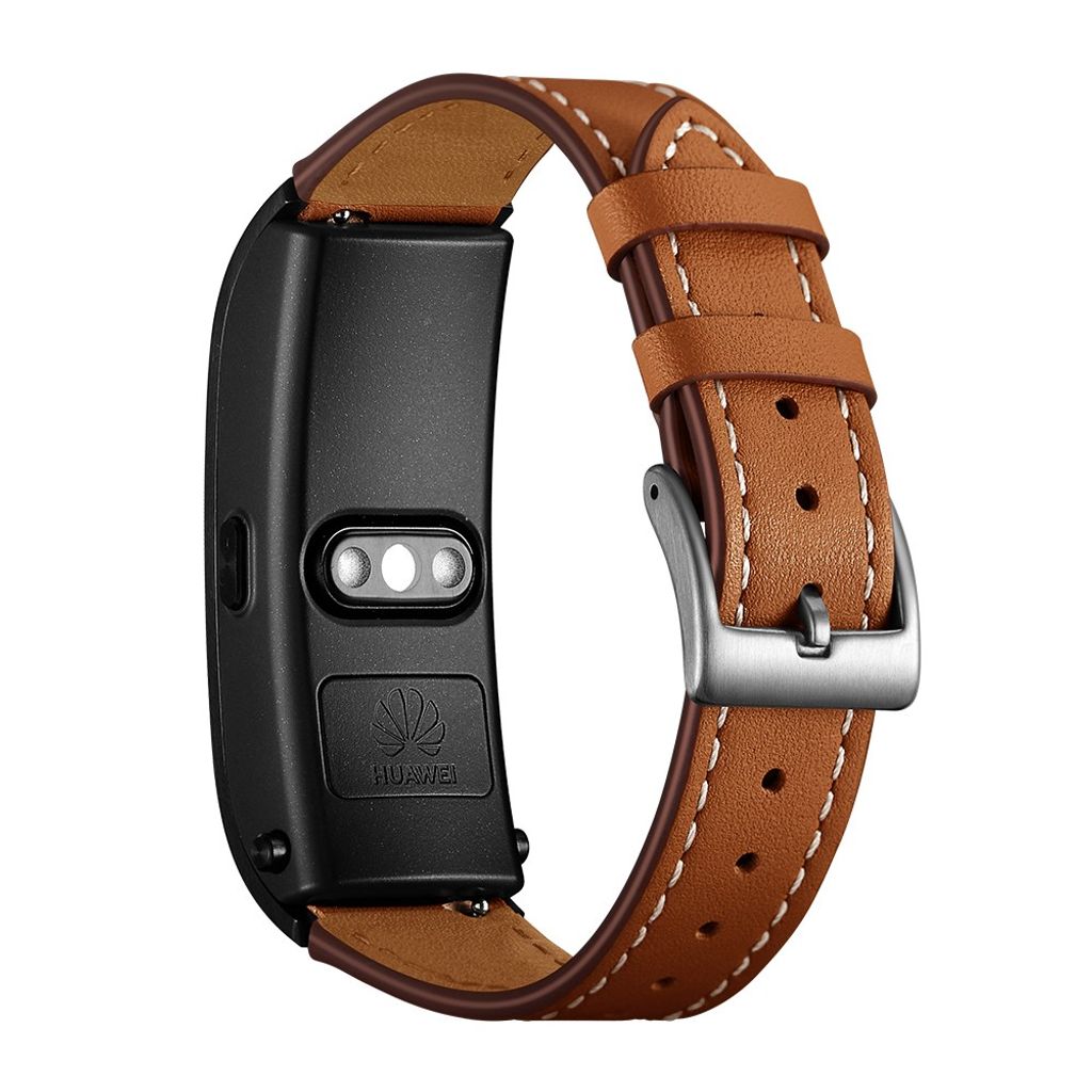 Garmin Vivoactive 4S/3S/Huawei TalkBand B5 ja muut. Kellon ranneke aitoa nahkaa – ruskea