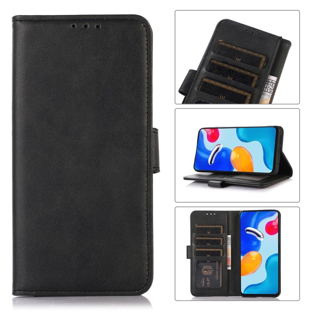 Xiaomi Redmi Note 15 Pro 5G Etui Kortholder/Stativ - Sort
