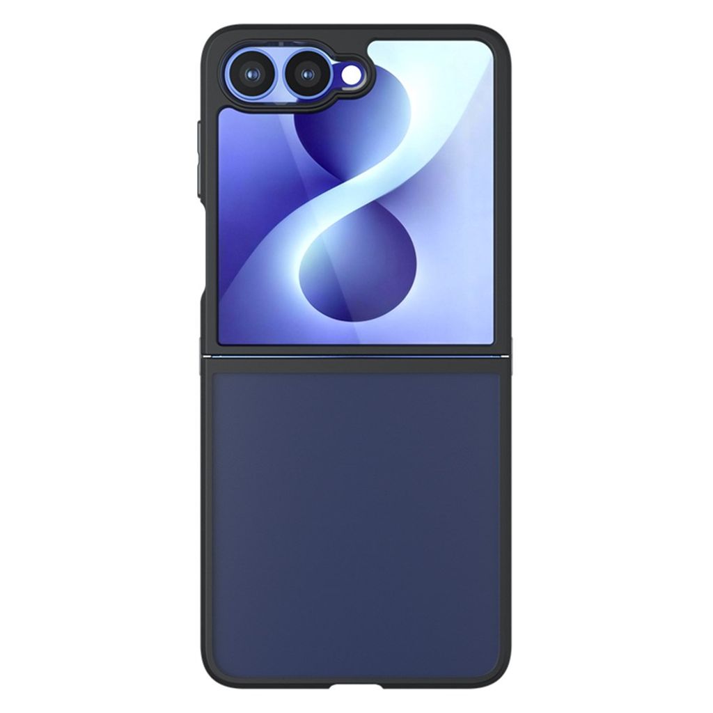 Samsung Galaxy Z Flip8 Mat Cover - Gennemsigtig sort
