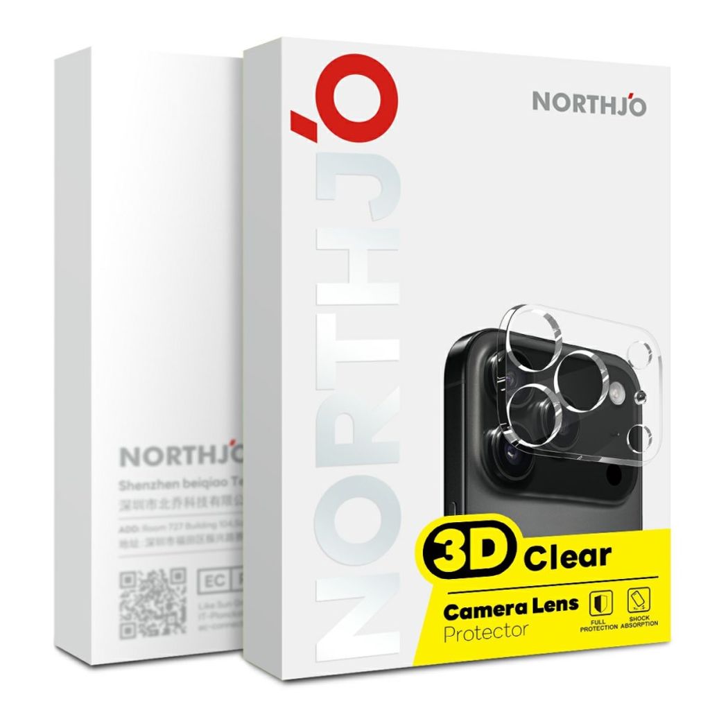 NORTHJO Samsung Galaxy Z Fold8 Linsebeskyttelse Hærdet Glas 3D HD