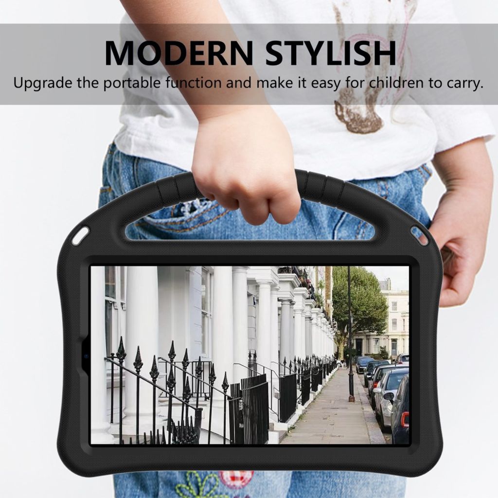 Samsung Galaxy Tab A11 / A9 deksel med håndgrep - svart