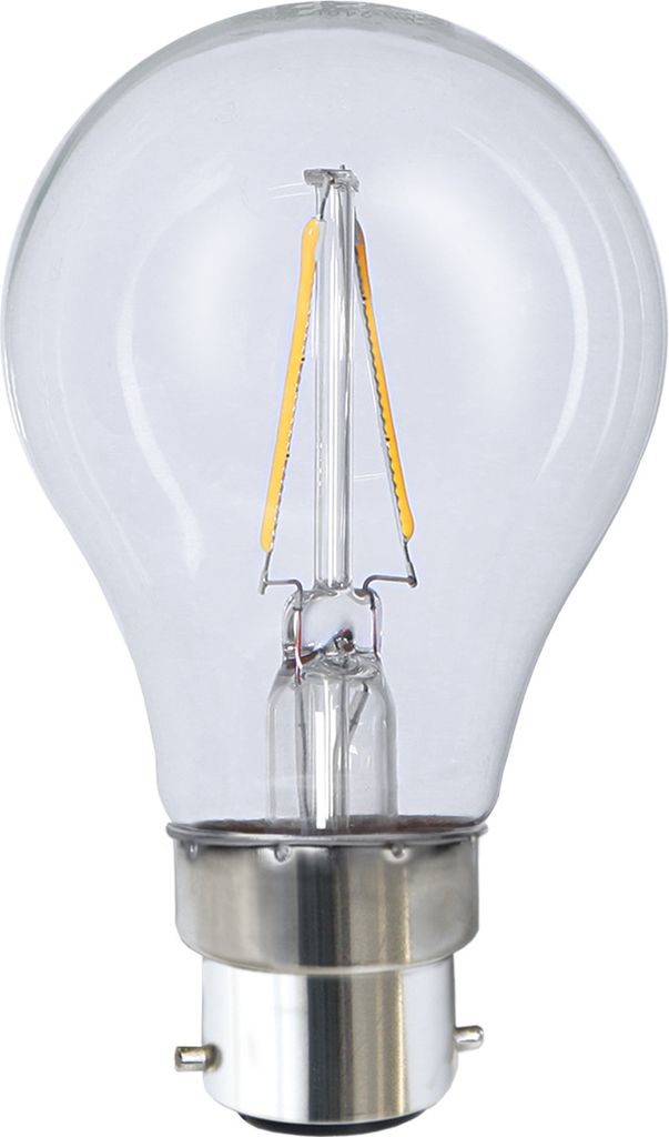 LED-pære B22 A60 Klar