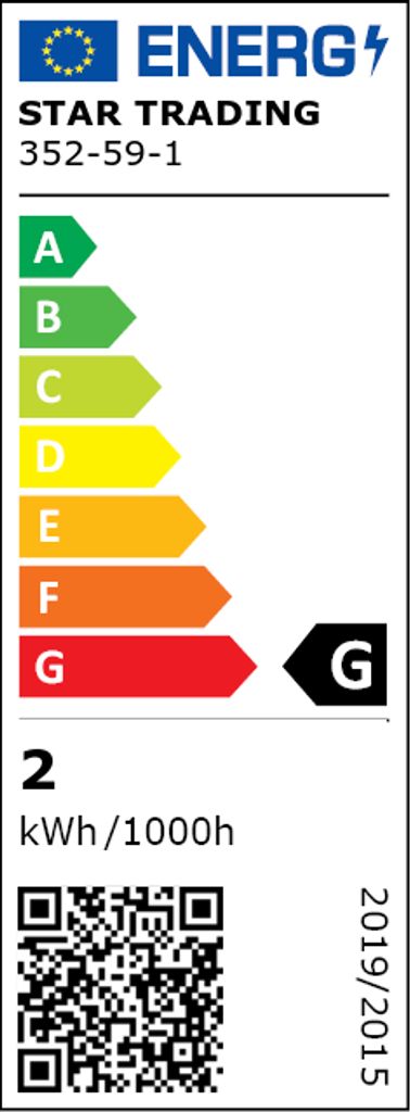 LED-lampa E14 ST26 Soft Glow 2100K 60lm
