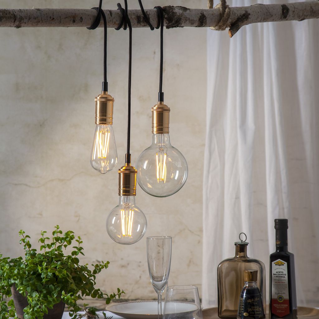 LED-pære E27 G125 Soft Glow 3-trinns minne