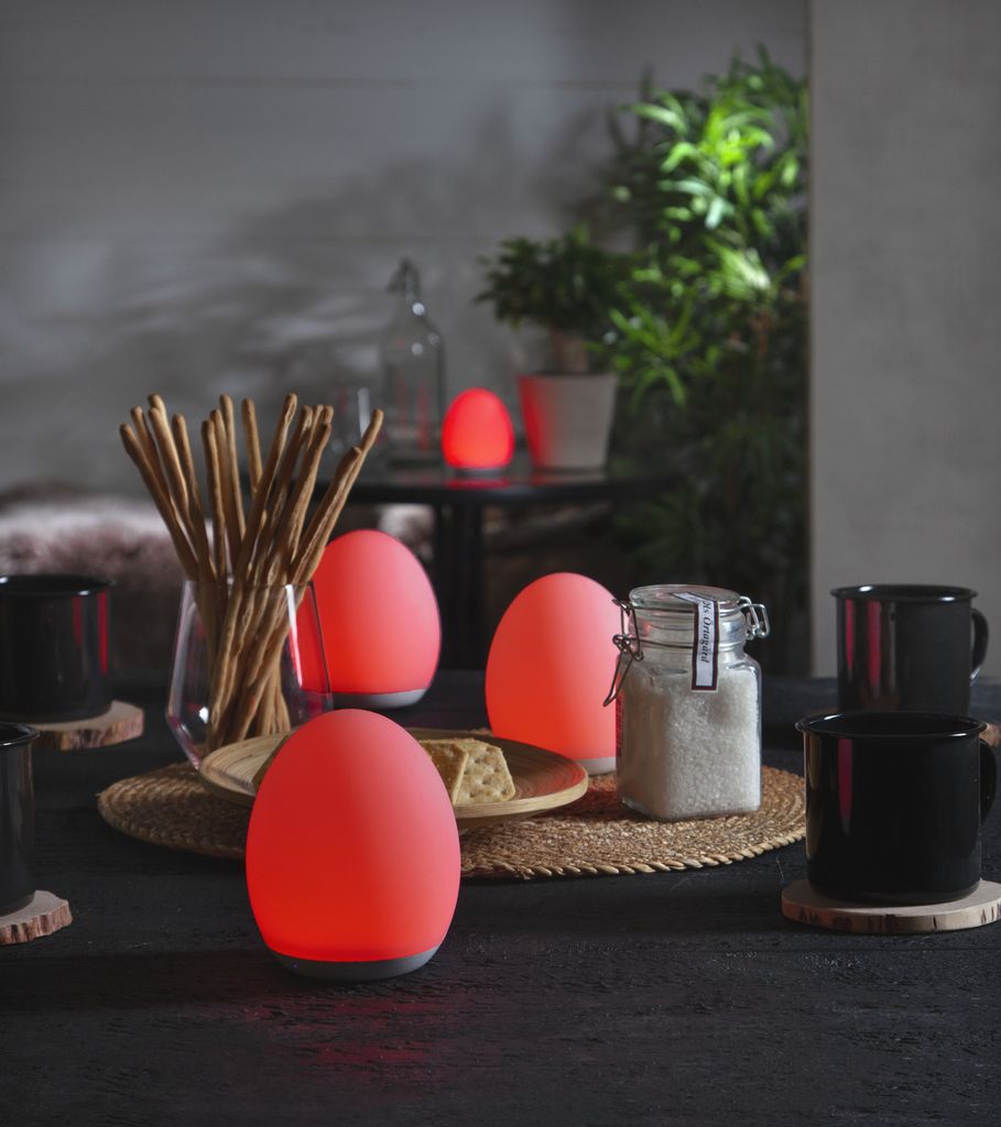 Oval LED-lampe Funktionel Smart Touch