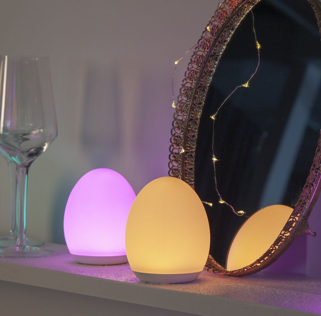 Oval LED-lampe Funktionel Smart Touch