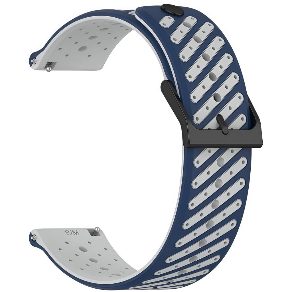 Garmin Forerunner 70/170/170 Music Silikone Urrem - Blå/Grå