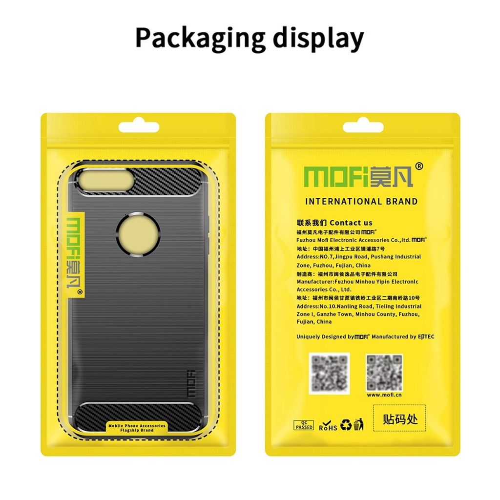 MOFI iPhone 7 Plus / 8 Plus Cover - Blå