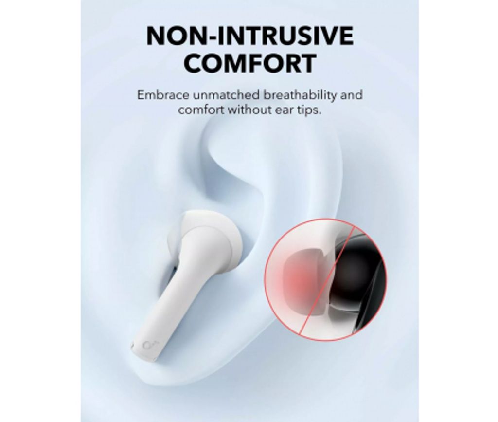 Anker SoundCore K20i trådløse in-ear høretelefoner - hvide