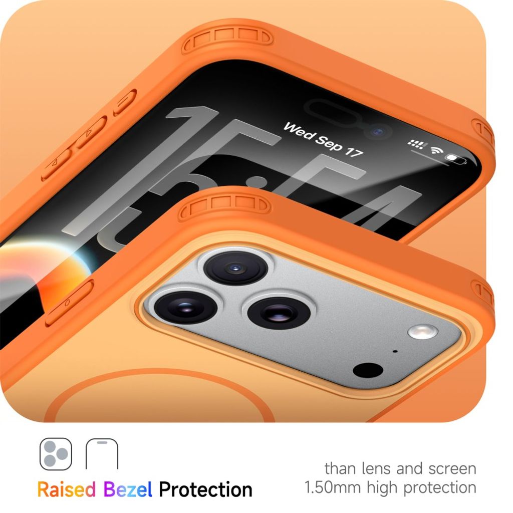 iPhone 18 Pro Max/17 Pro Max MagSafe Skal - Orange