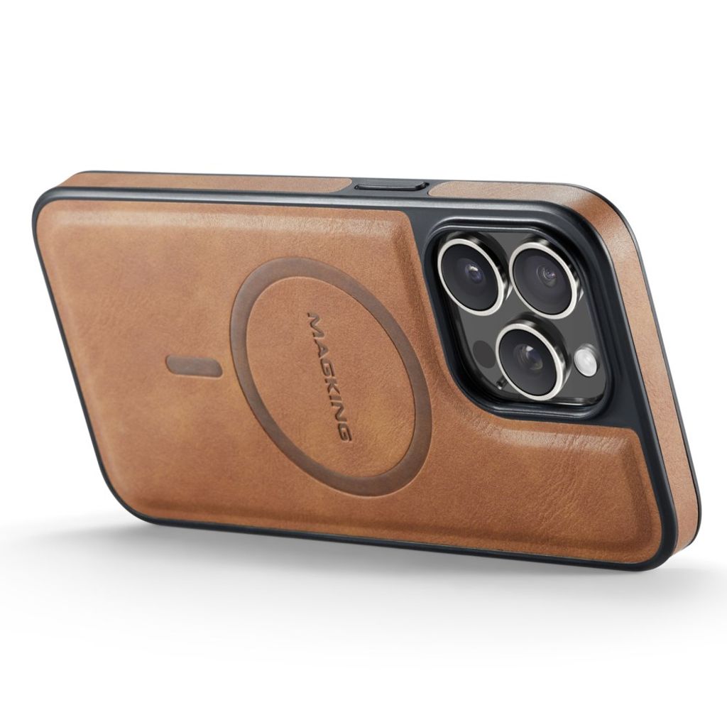MAGKING iPhone 15 Pro Max Skal med MagSafe - Brun