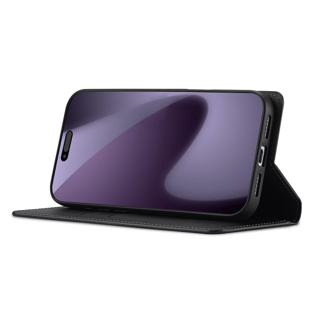 LC.IMEEKE iPhone 17 Pro Wallet Cover - Black