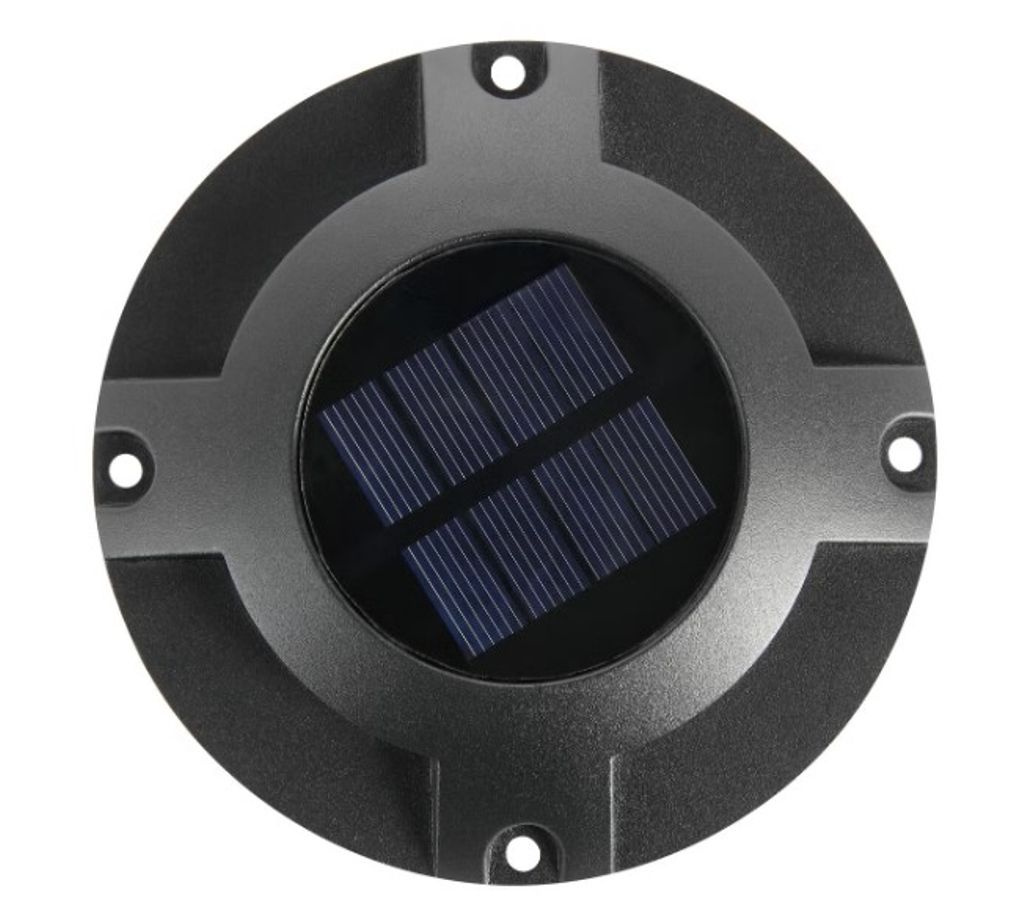 Aurinkokennokäyttöinen decklight 12 cm – 1 kpl, musta