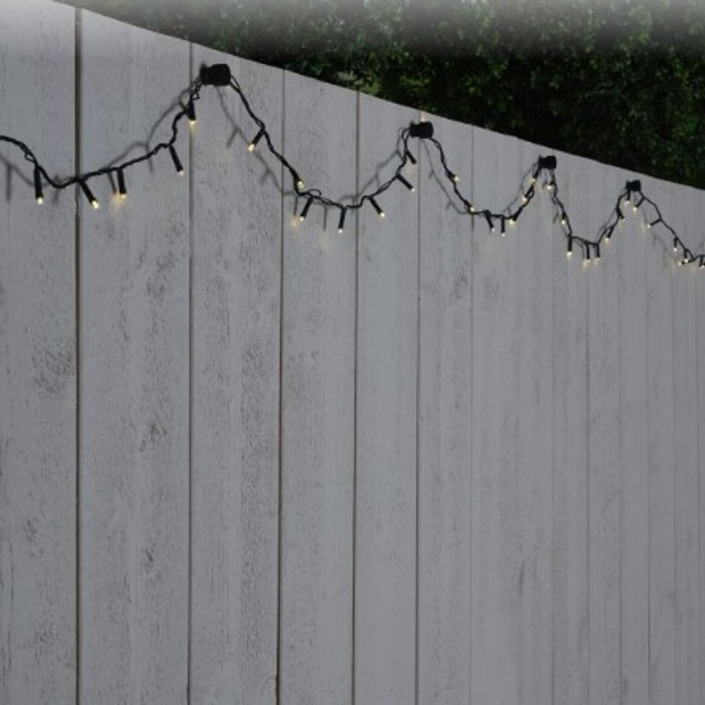 LED Lichtslinger Wit 170 LED 12m op Batterijen met Timer