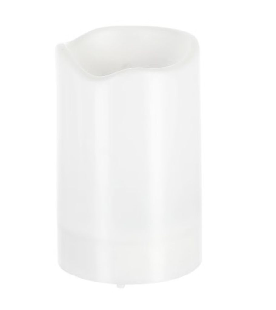 Aurinkokennokäyttöinen LED-pilarikynttilä ulkokäyttöön 12,5 cm