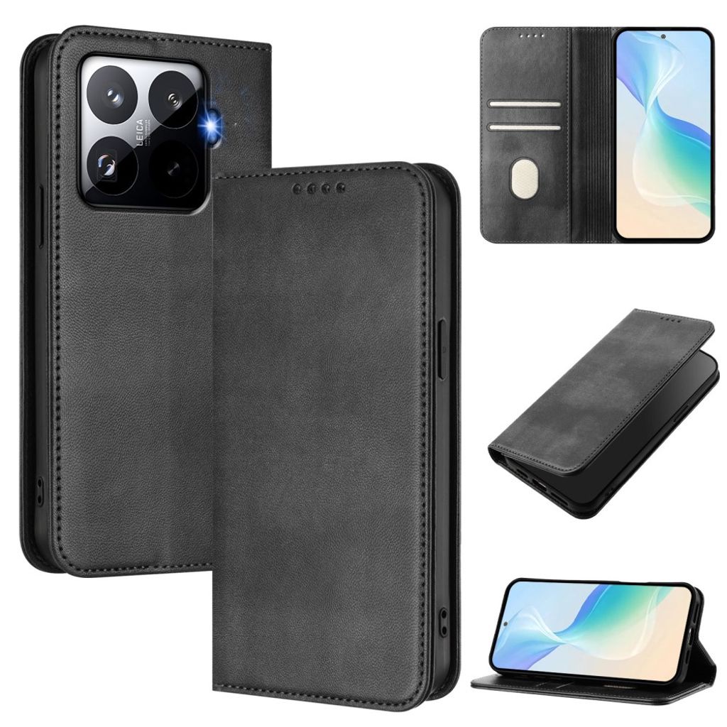Xiaomi 15T Pro Fodral med Stativ - Svart