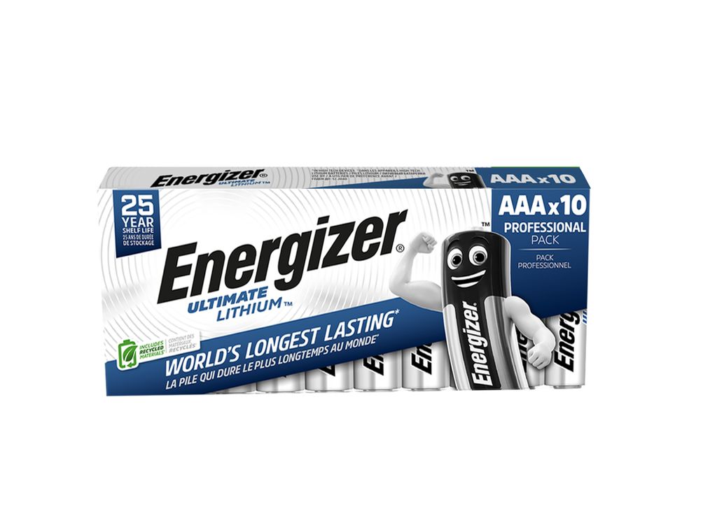ENERGIZER ULTIMATE LITHIUM AAA batteri L92 1,5V - 10-pak