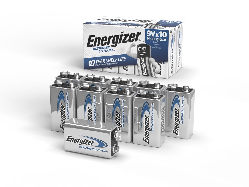 Energizer Ultimate Lithium 9V 522 - 10-pak