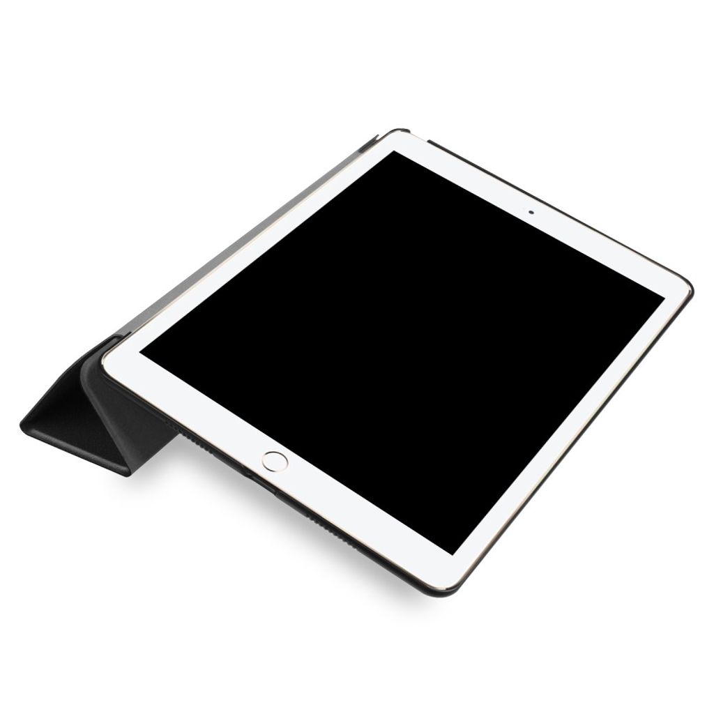 iPad Pro/Air 10.5" Tri-Fold Fodral i PU-läder – Svart