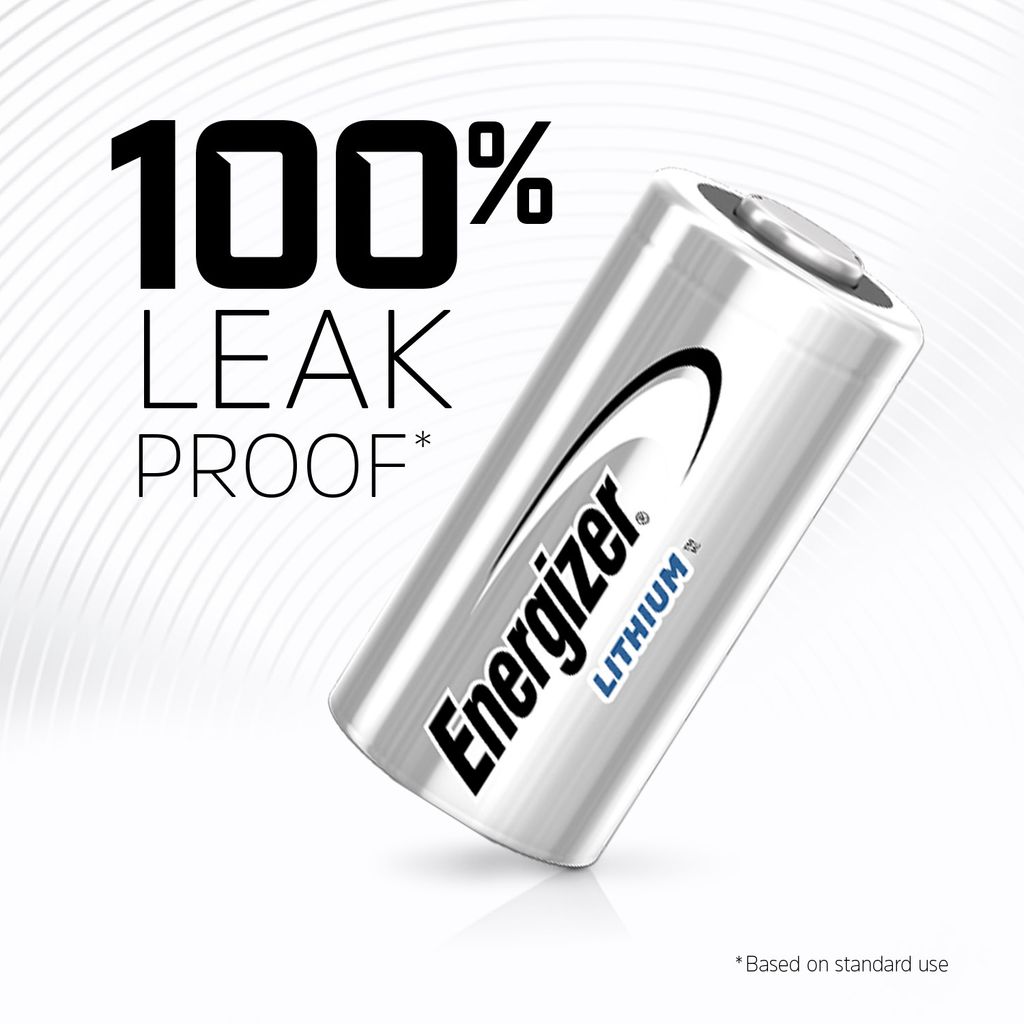 Energizer Lithium Photo CR123A 3V lithiumbatterij - verpakking van 10 stuks