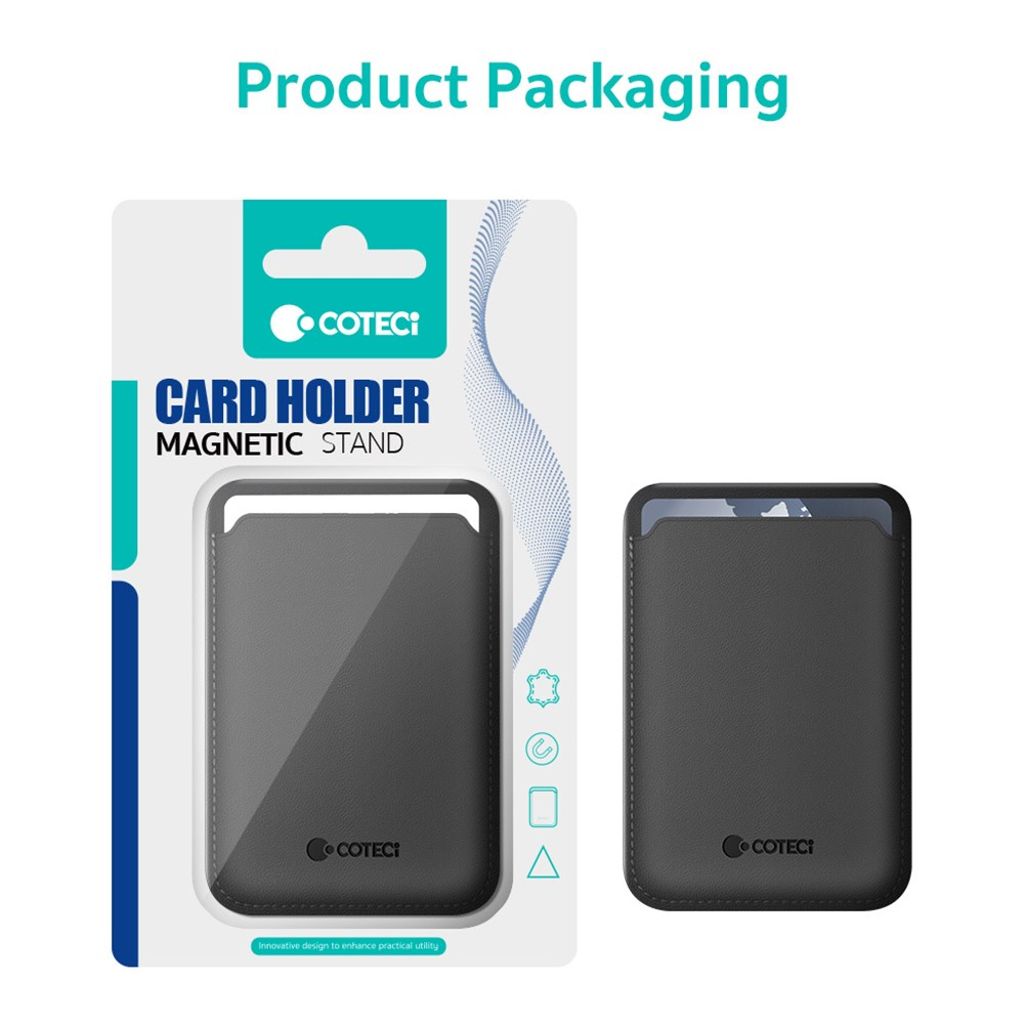 COTECi TR-052 MagSafe Kortholder med Støtteben – Blå