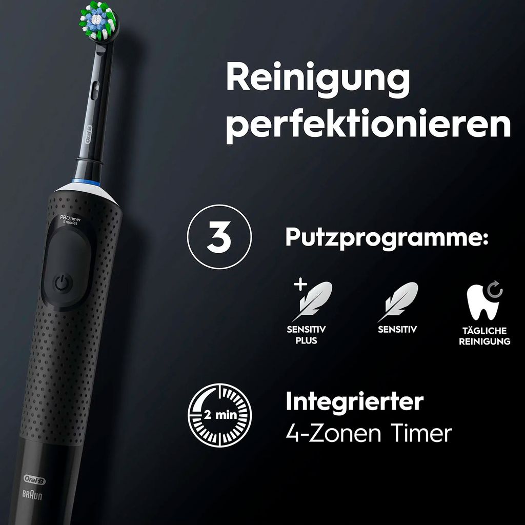 Oral-B Vitality Clean Pro CrossAction sähköhammasharja - musta