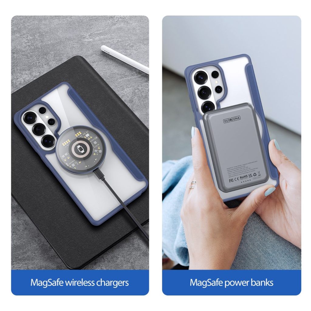 DUX DUCIS Samsung Galaxy S26 Ultra MagSafe Plånboksfodral – Blå