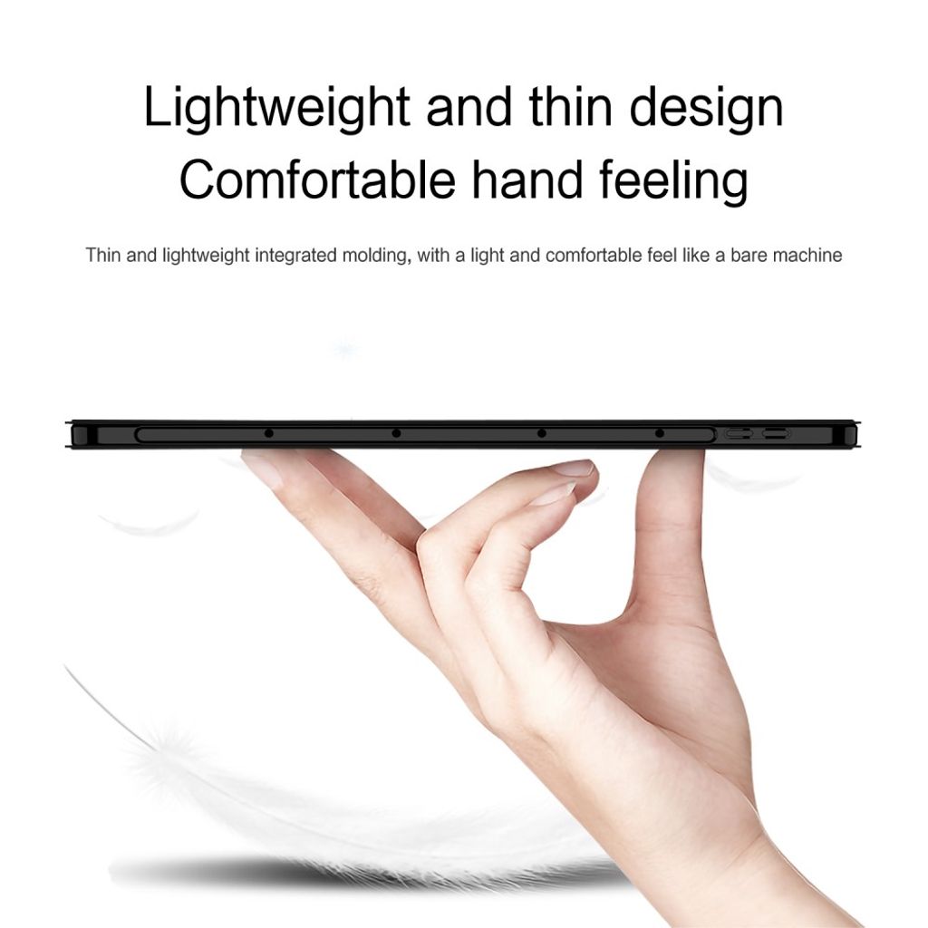 Xiaomi Redmi Pad 2 Pro Etui PU-lær og TPU Tri-Fold - Svart