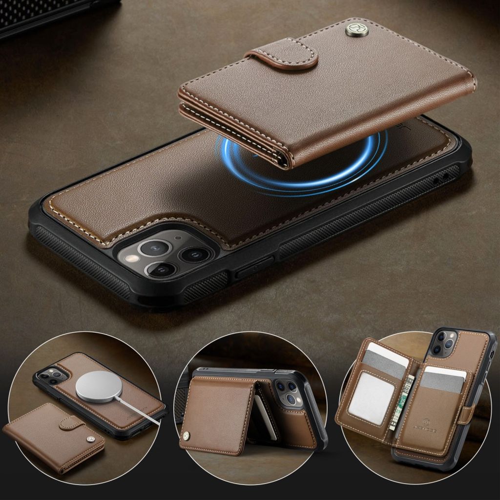 JEEHOOD iPhone 11 Pro Cover med MagSafe - Brun