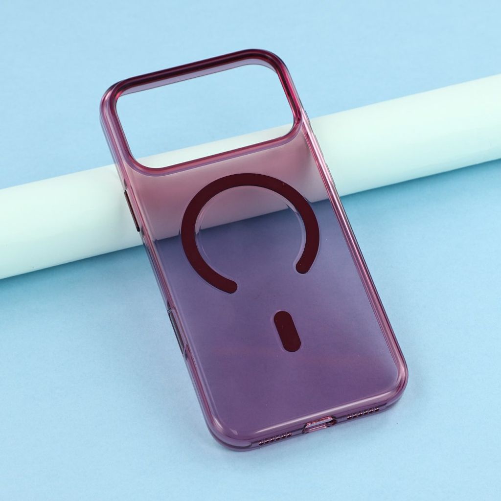 JAUCASE iPhone 18 Pro Max/17 Pro Max MagSafe Kuori - Läpinäkyvä/Violetti
