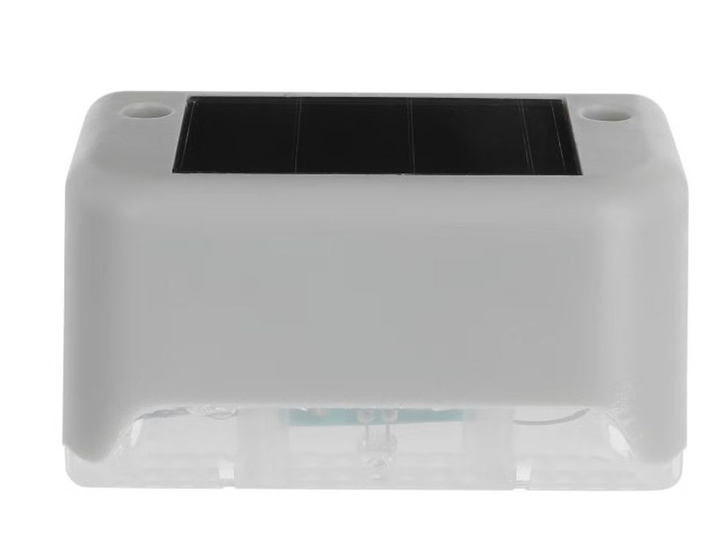 Aurinkokennovalaisimet kaiteeseen, 3 kpl, harmaa