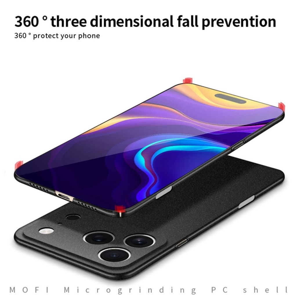MOFI iPhone 18 Pro Max Slim Fit Kuori - Sininen