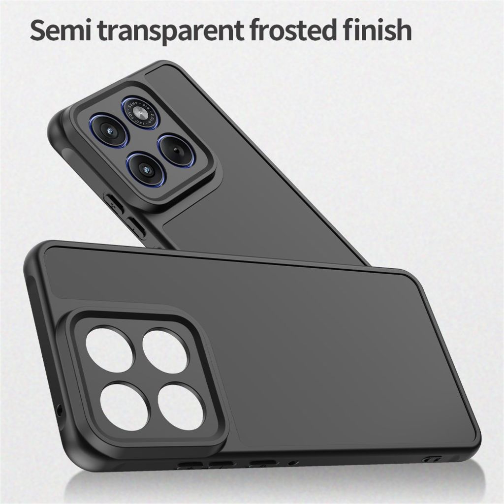 Motorola Edge 70 5G Case Drop Proof Frosted PC/TPU Airbag - Black