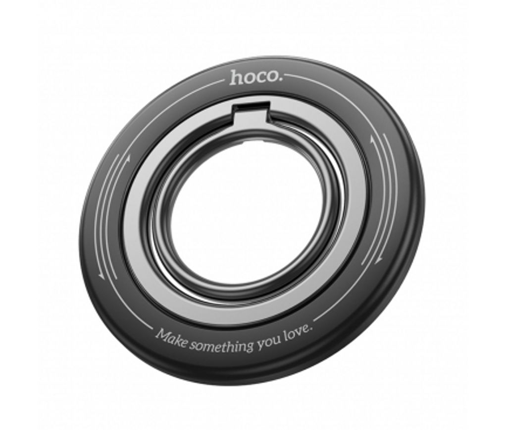 Hoco GH3 magnetisk ringholder universal 360° roterbar – svart