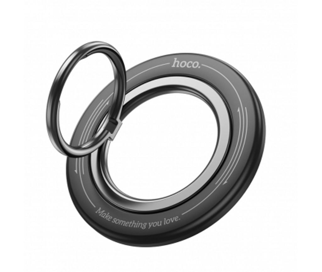 Hoco GH3 magnetisk ringholder universal 360° roterbar – svart
