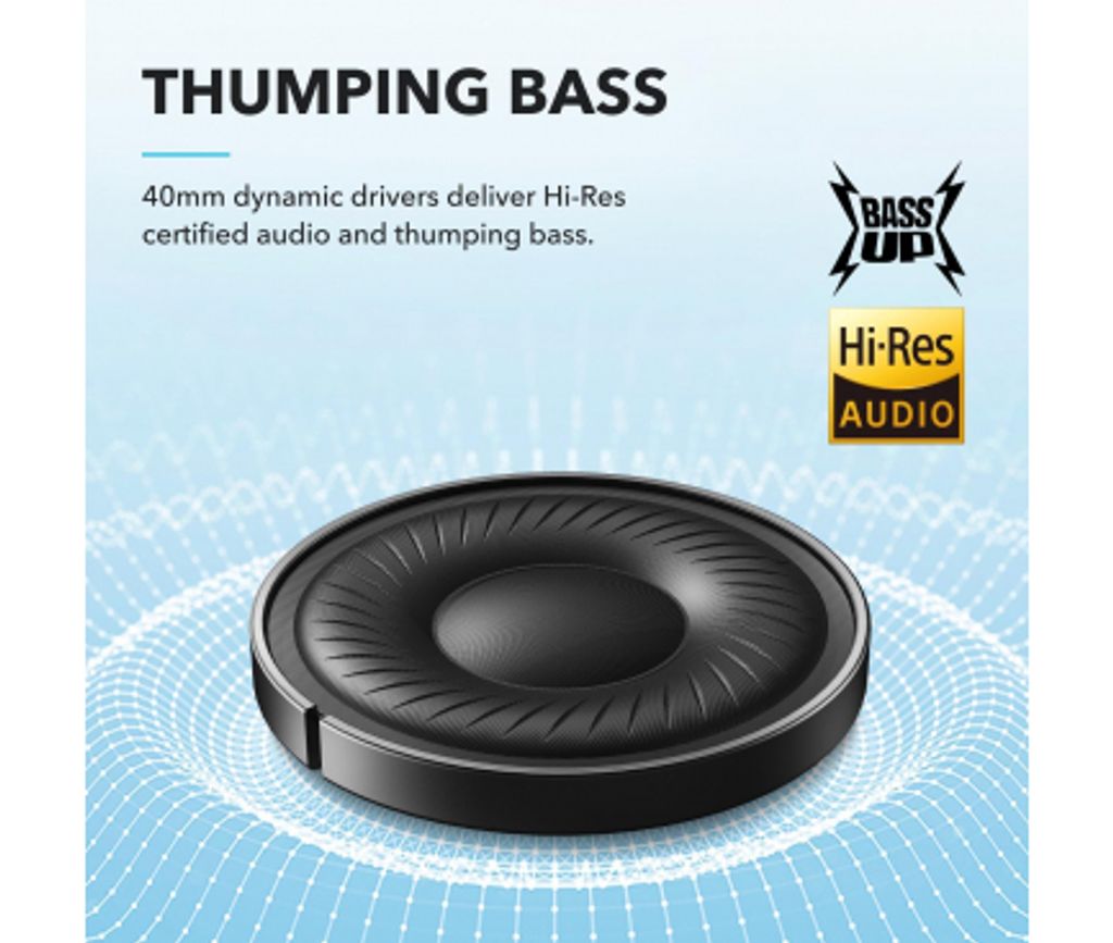 Anker SoundCore Life Q20i Bluetooth over-ear-hodetelefoner – hvite