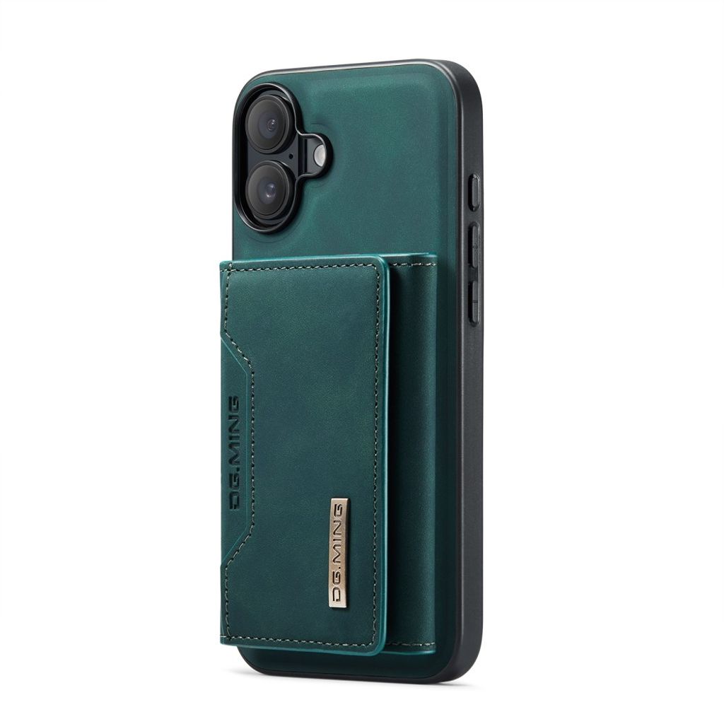 DG.MING iPhone 17 Skal med Plånbok - Grön
