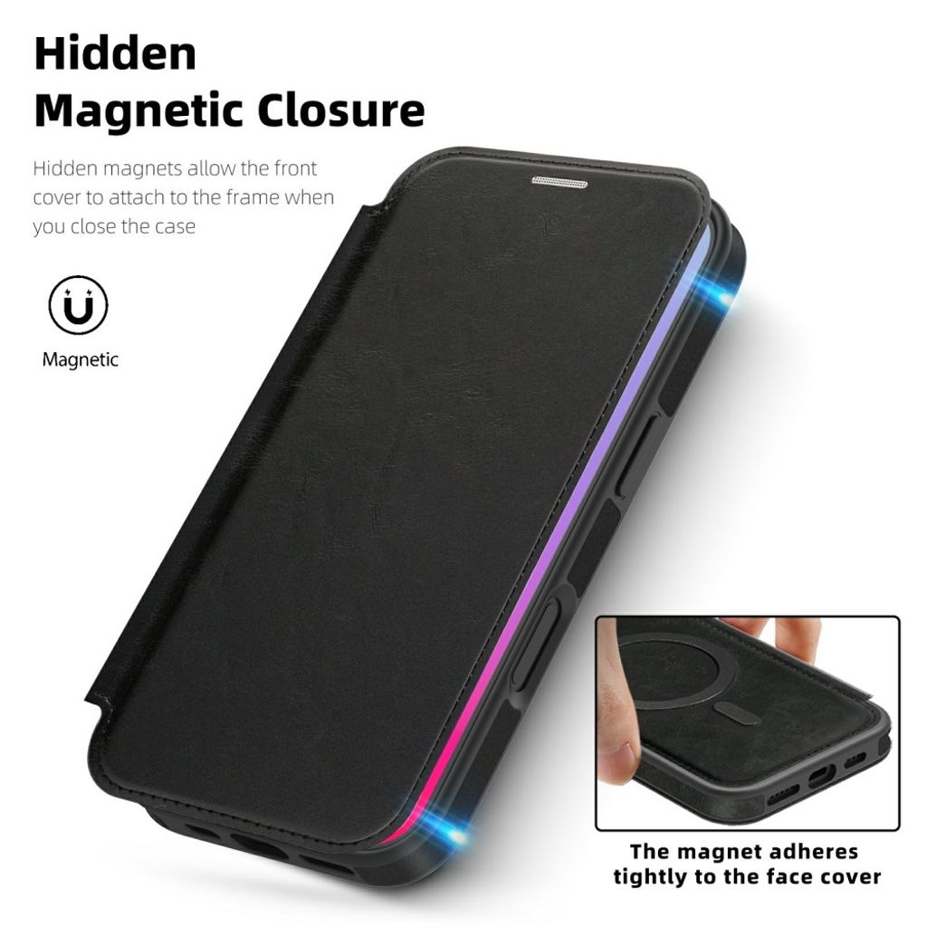 iPhone 17 Pro MagSafe Cover with Card Slots - Black