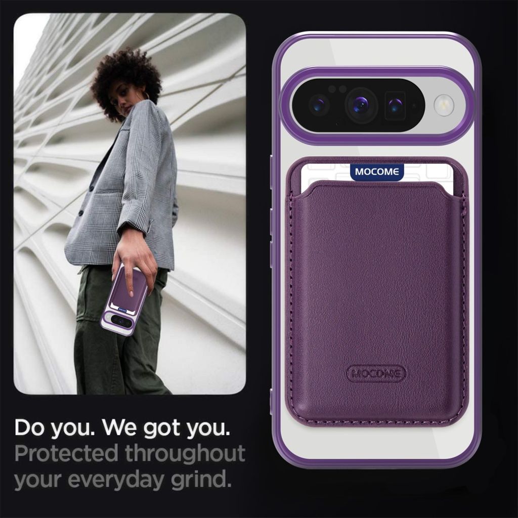 Google Pixel 10 / 10 Pro Kuori lompakolla - Violetti