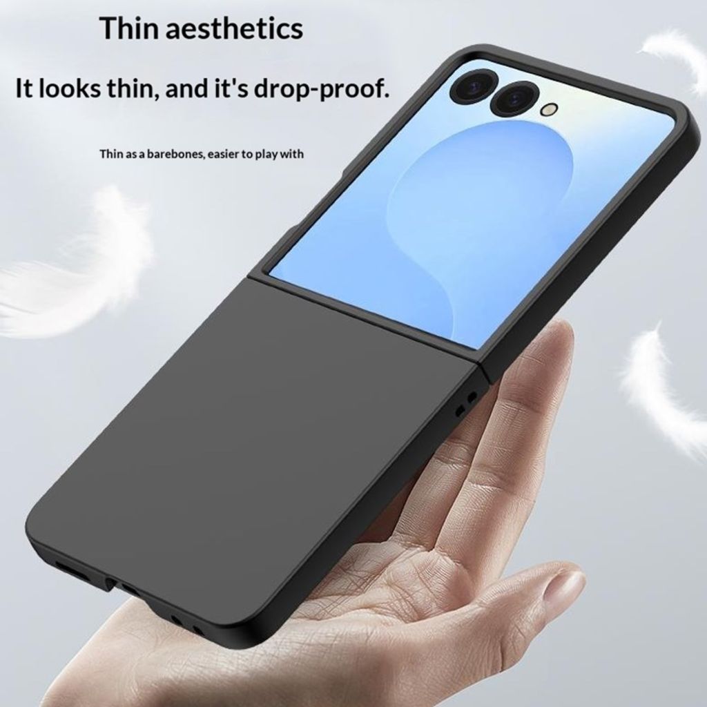 Samsung Galaxy Z Flip8 Sammenfoldelig Cover - Sort