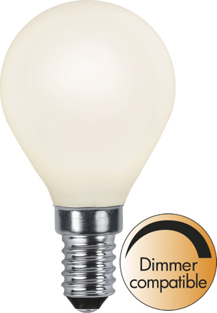 LED-lampe E14 P45 Opak glødetråd RA90 250Lm
