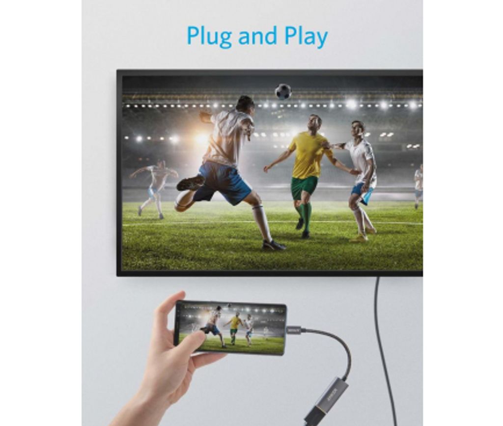 Anker 310 USB-C til HDMI-adapter - Grå