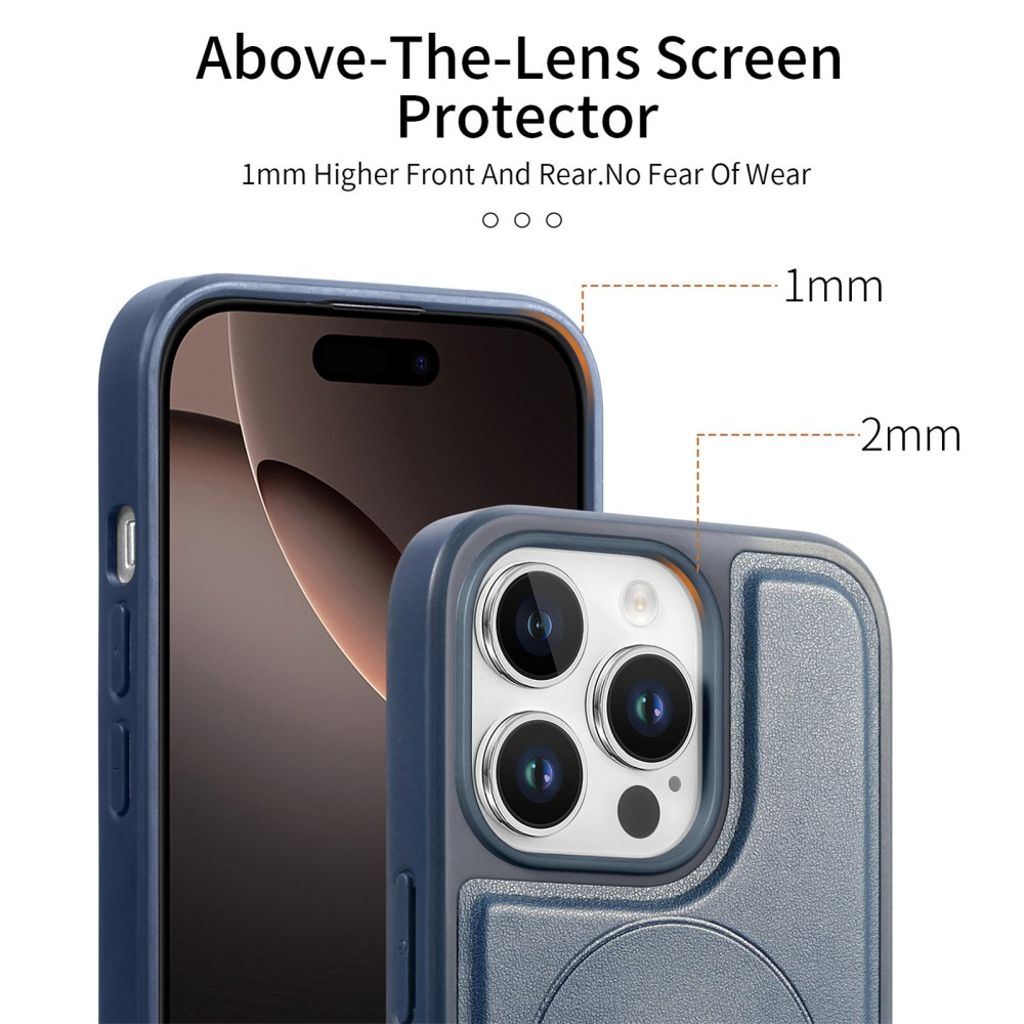 CASENEO iPhone 16 Pro Deksel med MagSafe - Blå