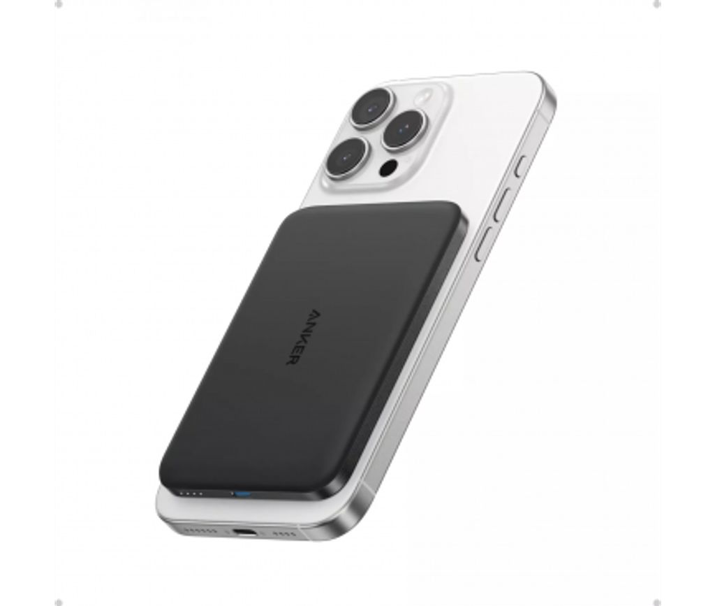 Anker Nano trådlös powerbank 5000mAh, 20W, PD + FQI – svart